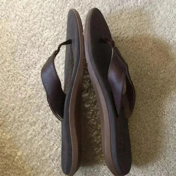 Reef Brown Pre-Owned Santa Ana Flip Flops-Size 11 - Picture 7 of 11